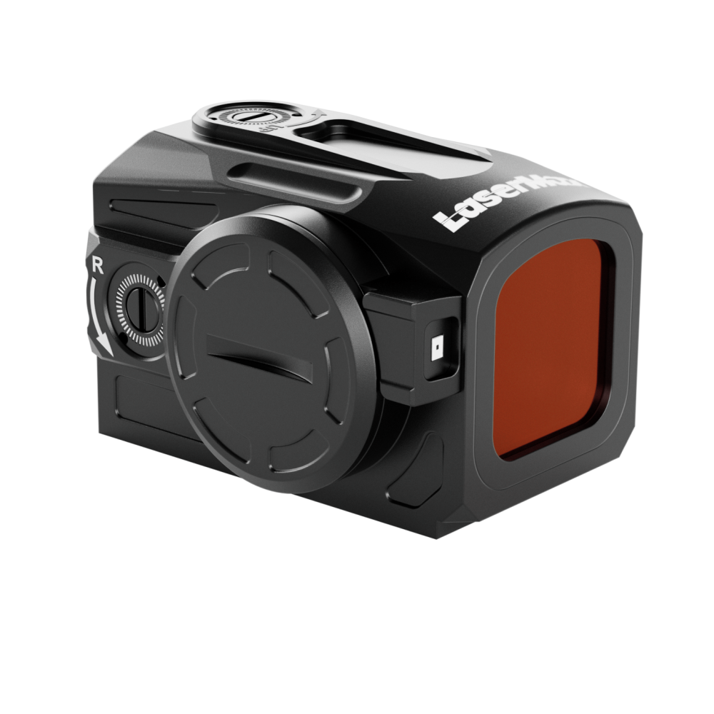 Lasermax Enclosed Red Dot Sight Matte Black 1X 3 Moa