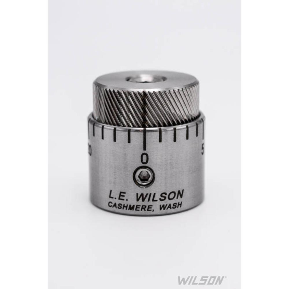 Wilson Stainless Micrometer Cap for Standard Inline Seater Die