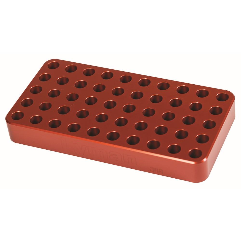 Lyman Anodized Aluminum Loading Block .388 Hole Size - 50 Rounds