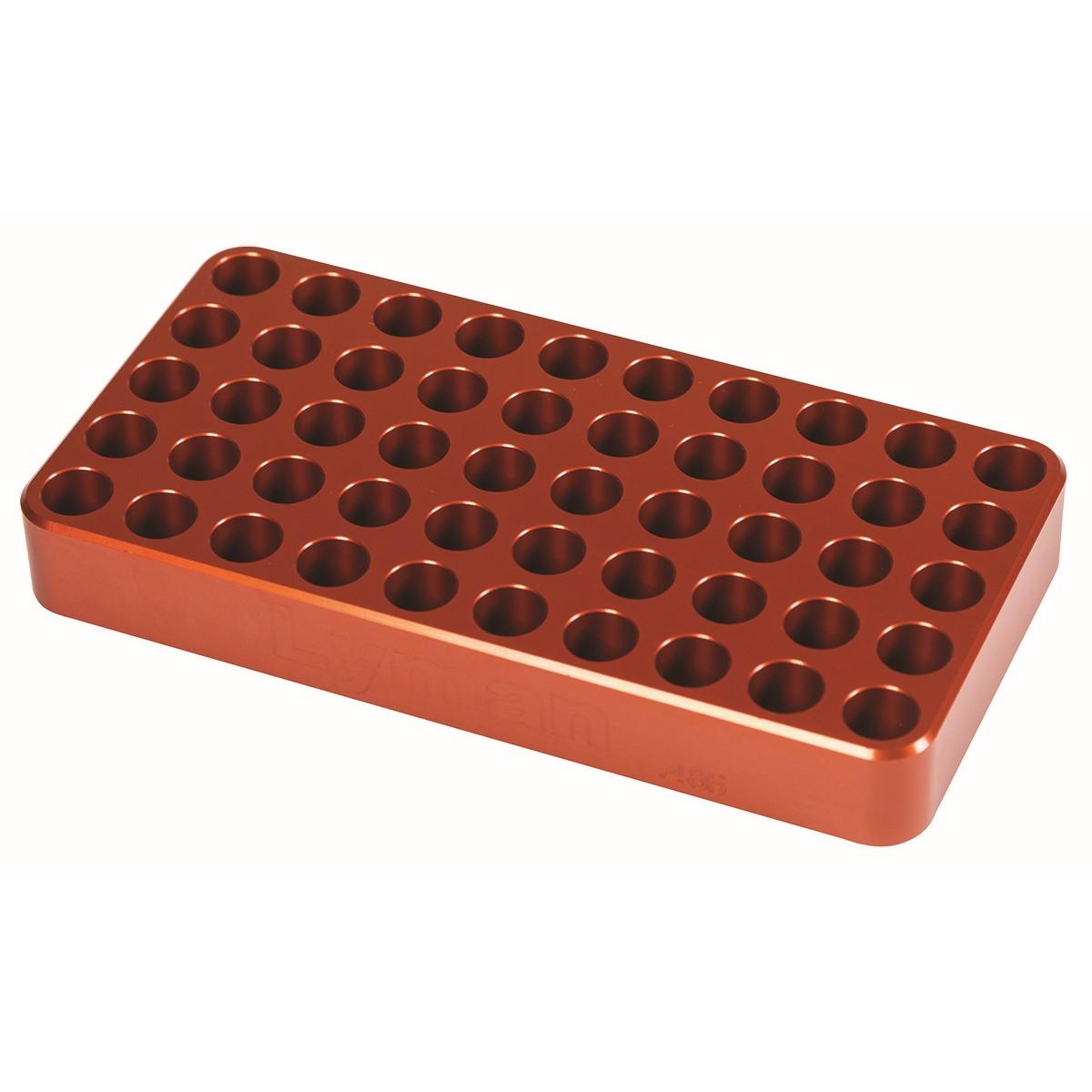 Lyman Anodized Aluminum Loading Block .485 Hole Size, 50 Rounds