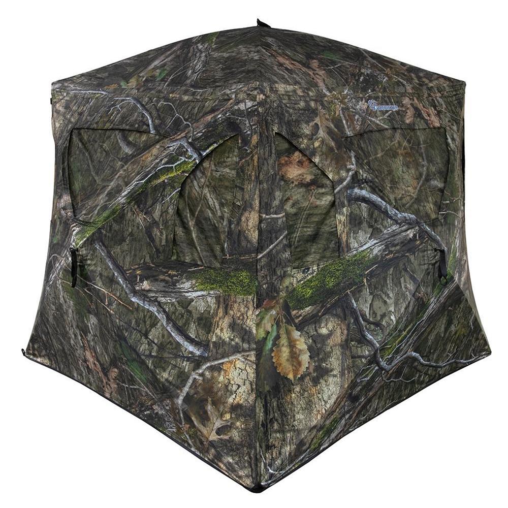 Ameristep Brickhouse Wide Bottom Ground Blind 75X75X66 Mossy Oak