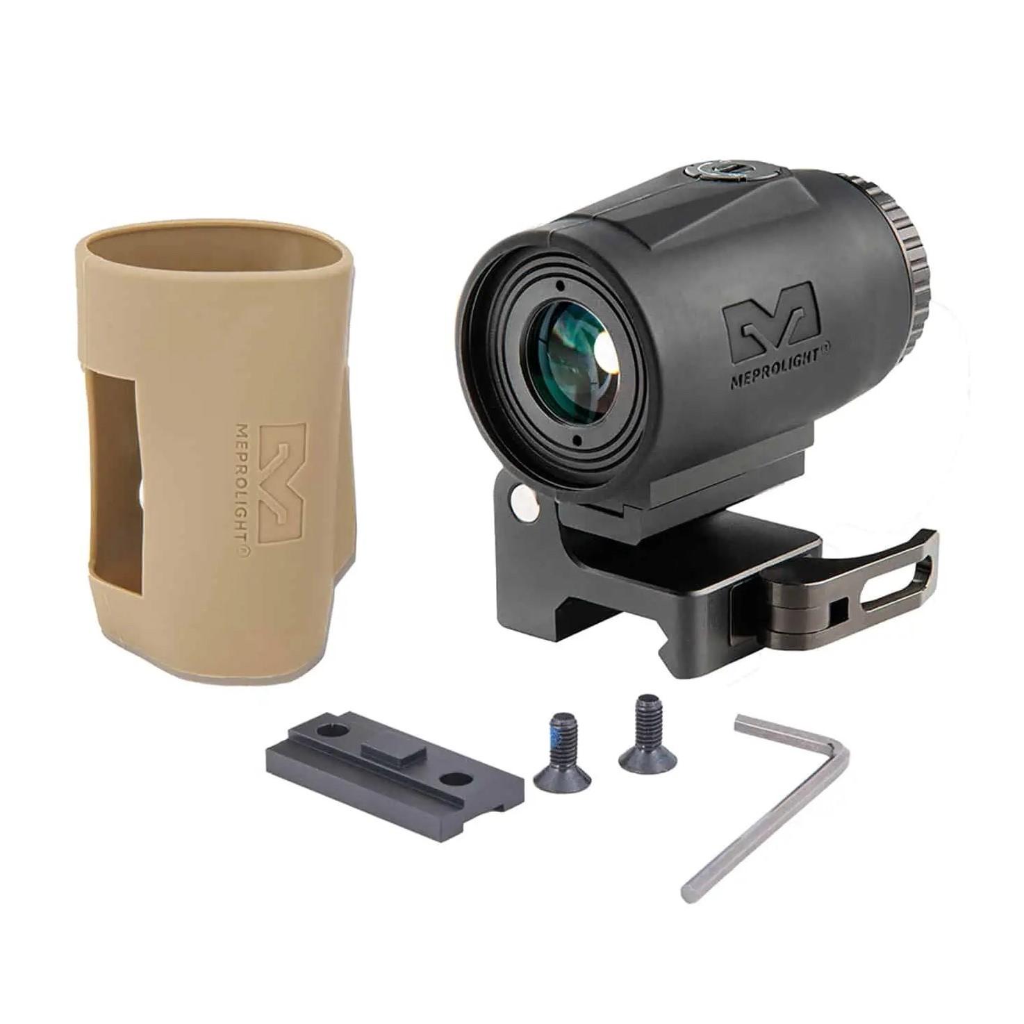 Meprolight MMX4 4X Micro Magnifier With Quick Flip Mount