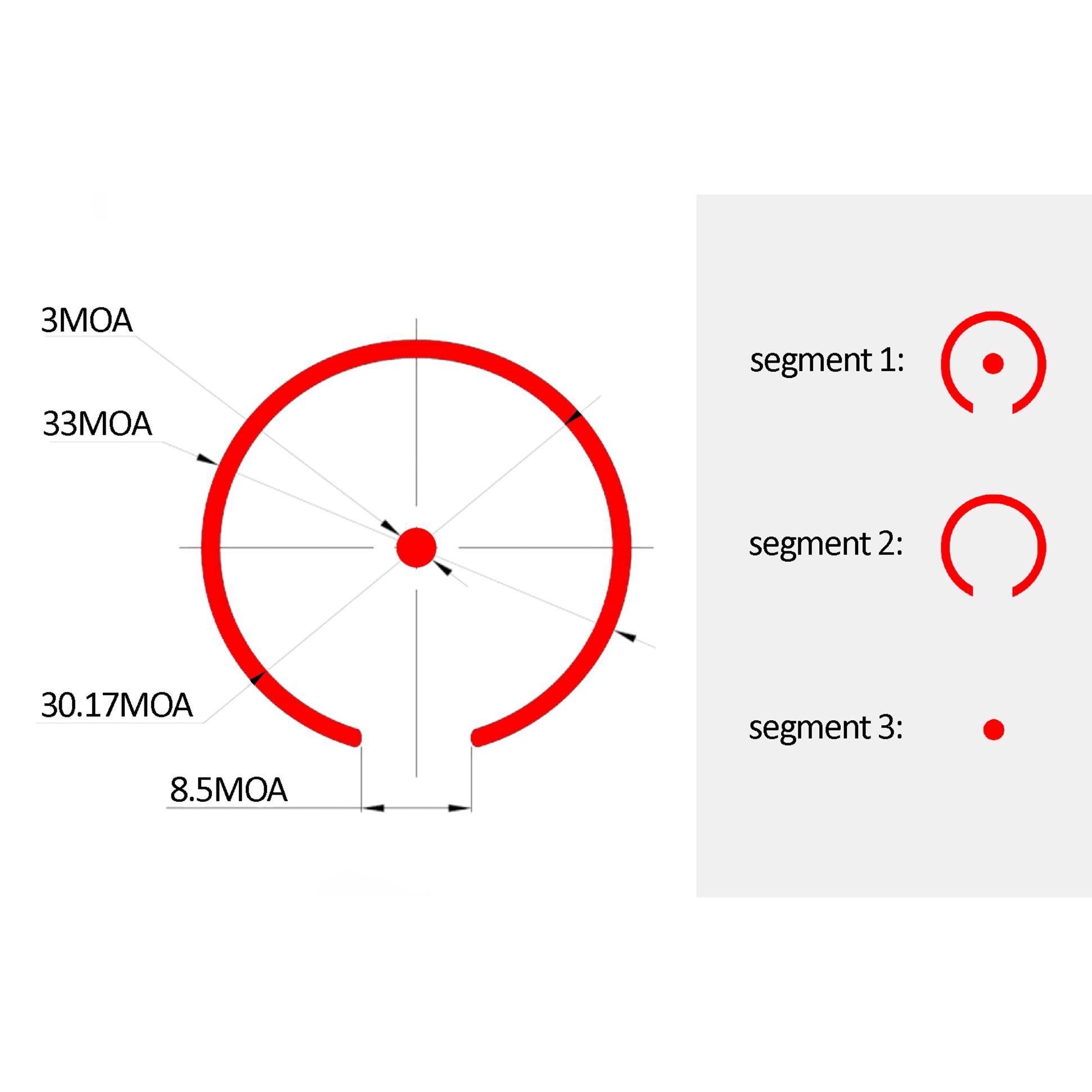 Meprolight Mpo Pro-f Red Dot 3/33 Moa Bullseye Rmr - Image 2