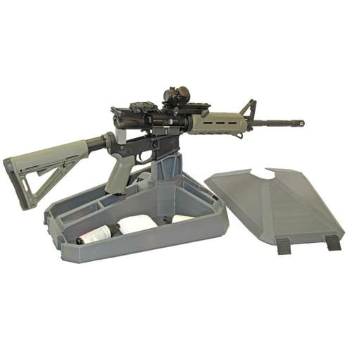 Mtm Modern Sporting Rifle Maintenance & Display Stand – Gray