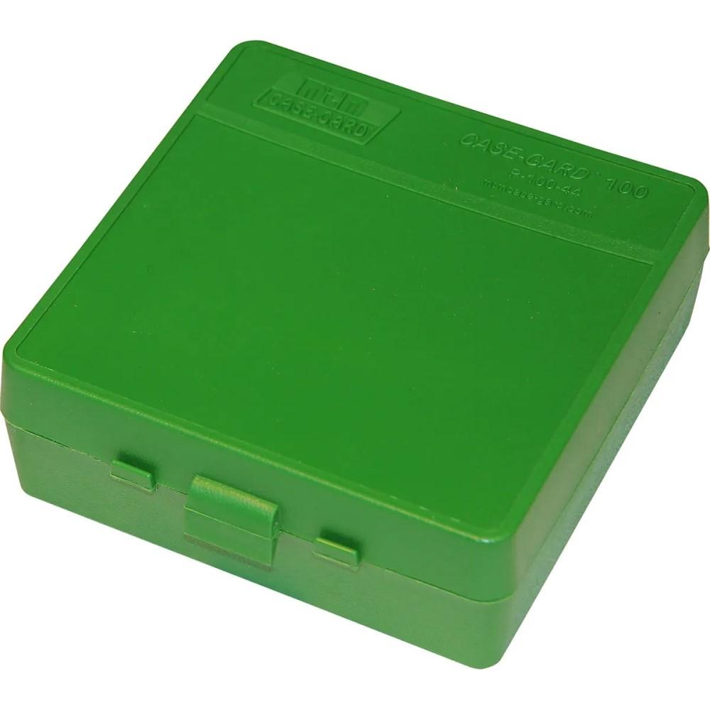 Mtm Case Guard Flip-top Ammo Box Green 100-RD for .41/.44/.45