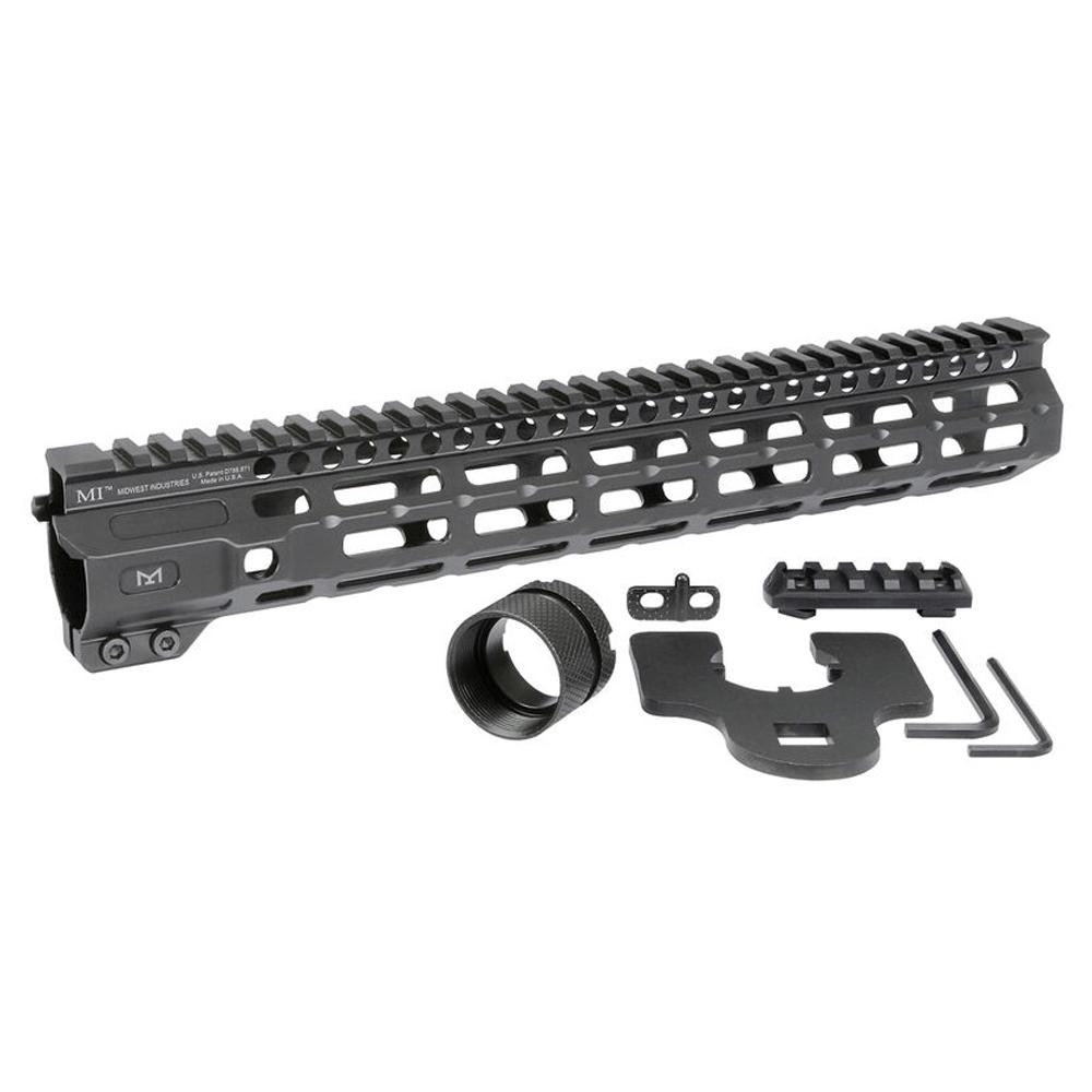 Midwest Industries 12.625 M-lok Combat Rail Handguard - Black