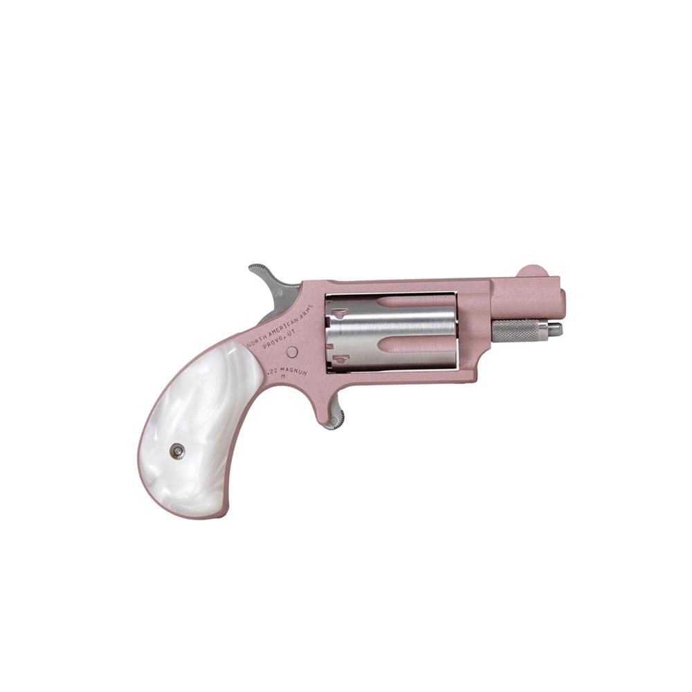 Naa Mini Revolver 22WMR 1-1/8 Rose Cerakote 5-ROUND