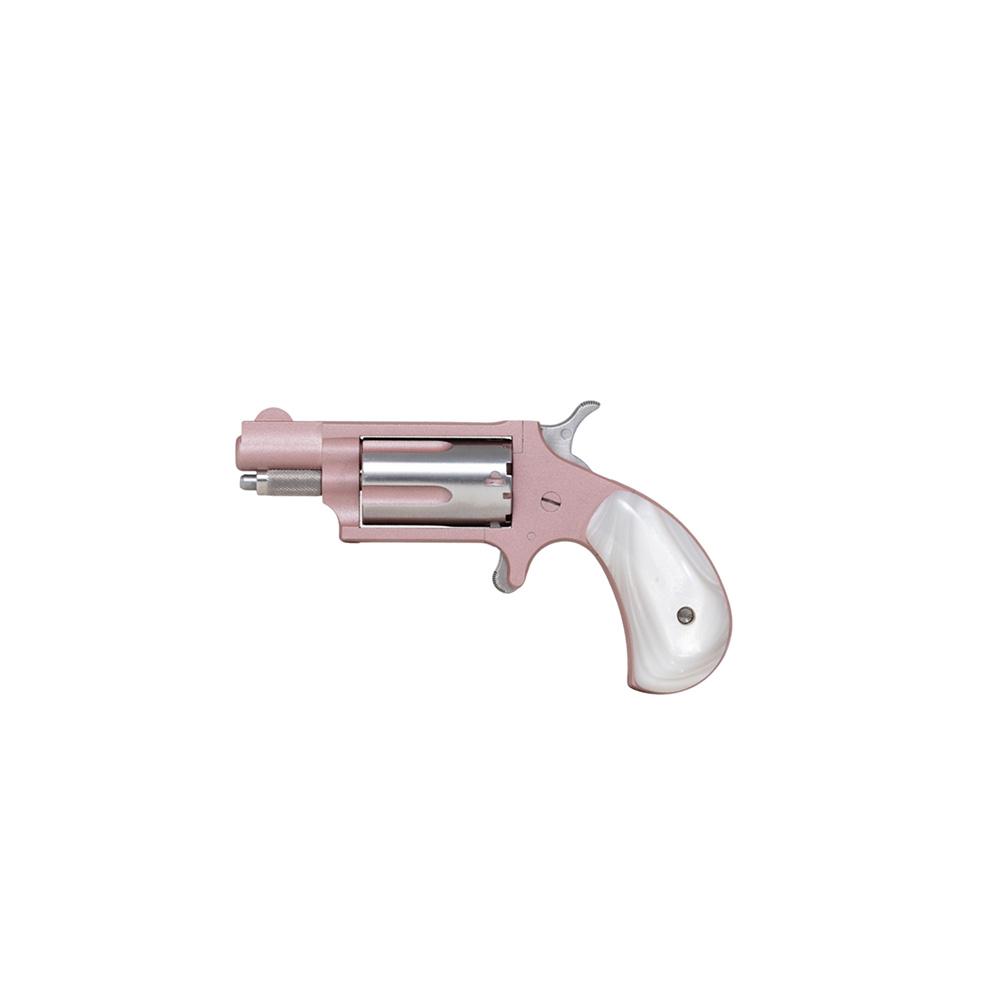 Naa Mini Revolver 22WMR 1-1/8 Rose Cerakote 5-ROUND