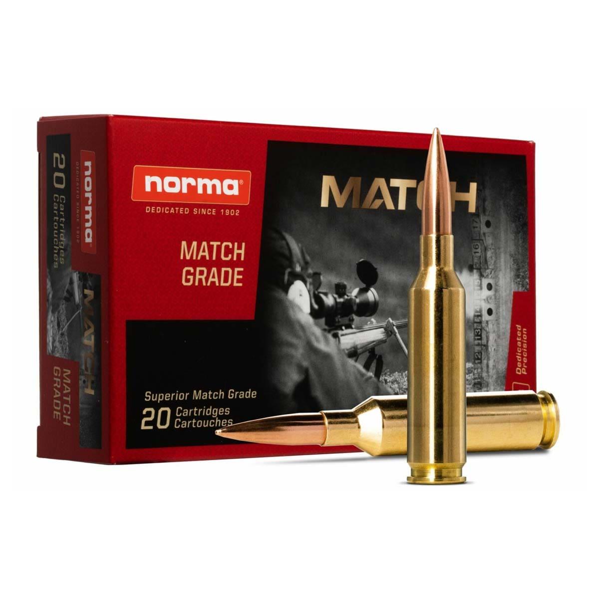 Norma Golden Target .338 Lapua Mag 250GR Bthp 20 Rds