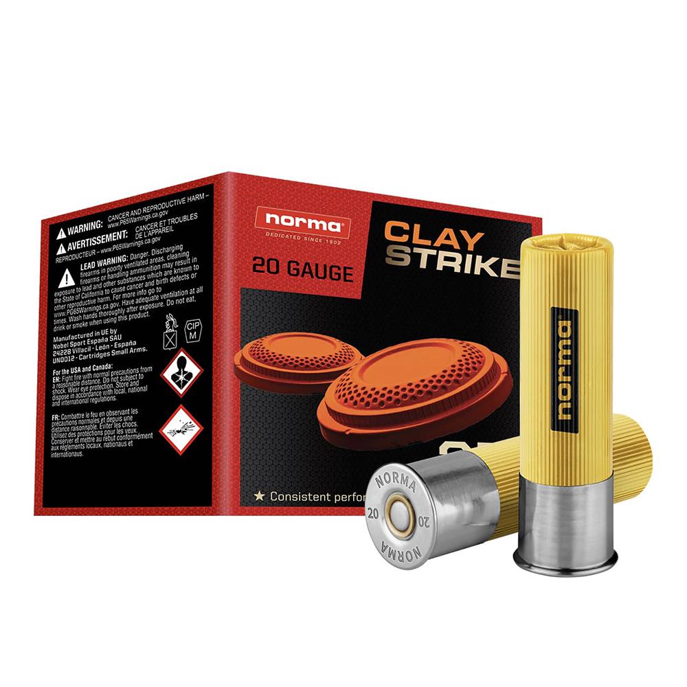 Norma Claystrike 20GA 2.75 8 Shot 25RDS Ammo