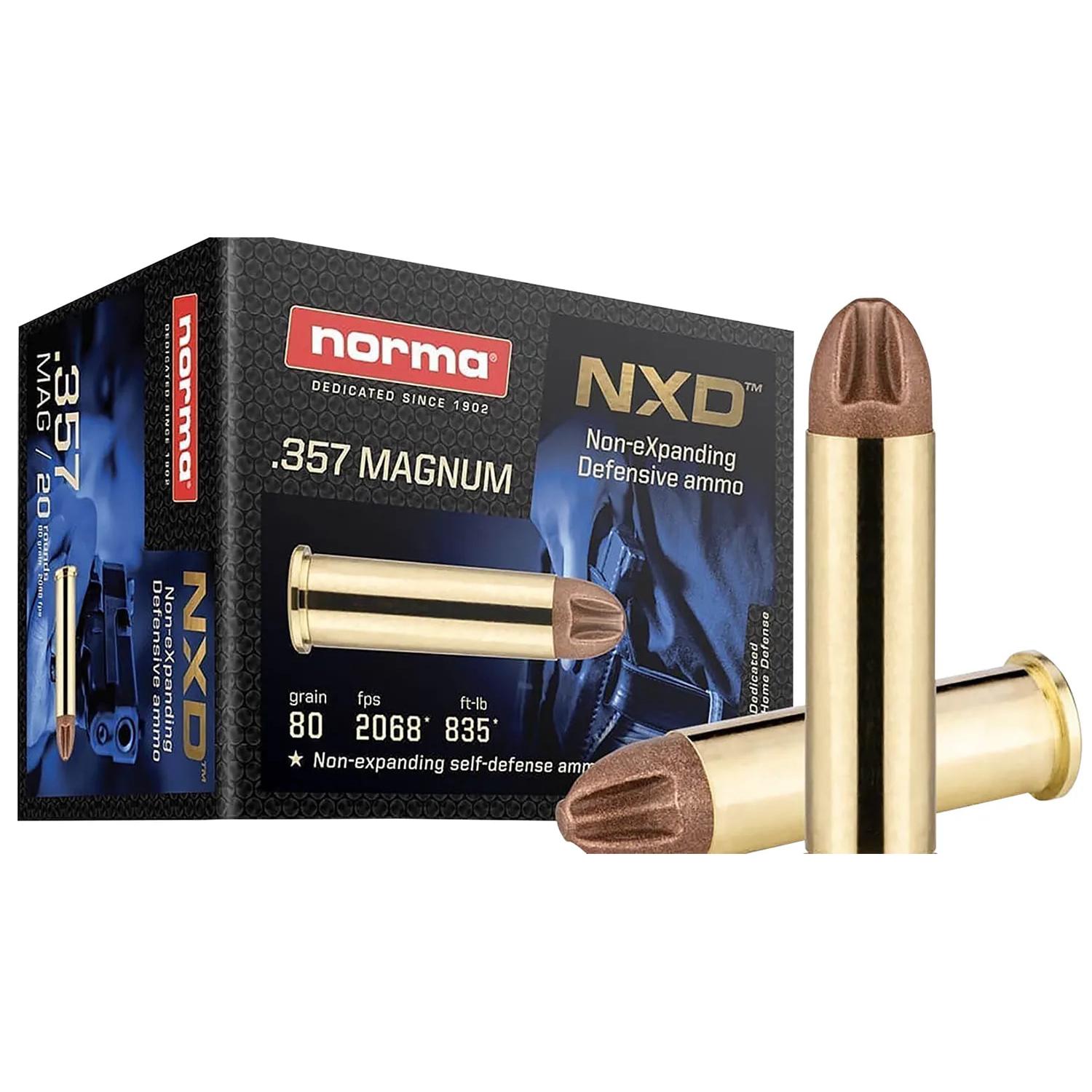 Norma 357 Magnum 80GR Nxd 20RDS Ammo