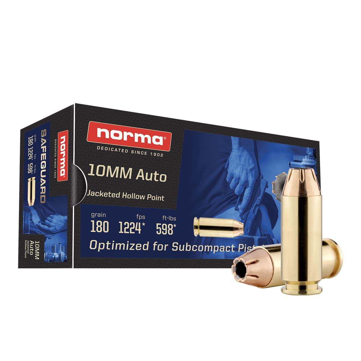 Safeguard 10MM Auto 180GR Jhp 50RDS Ammo