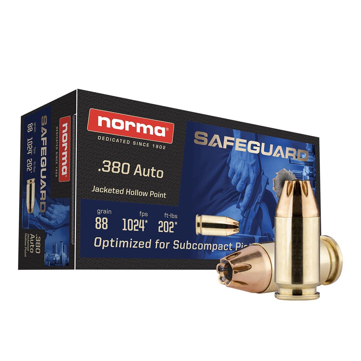 Safeguard .380 Auto 88GR Jhp 50RDS Ammo