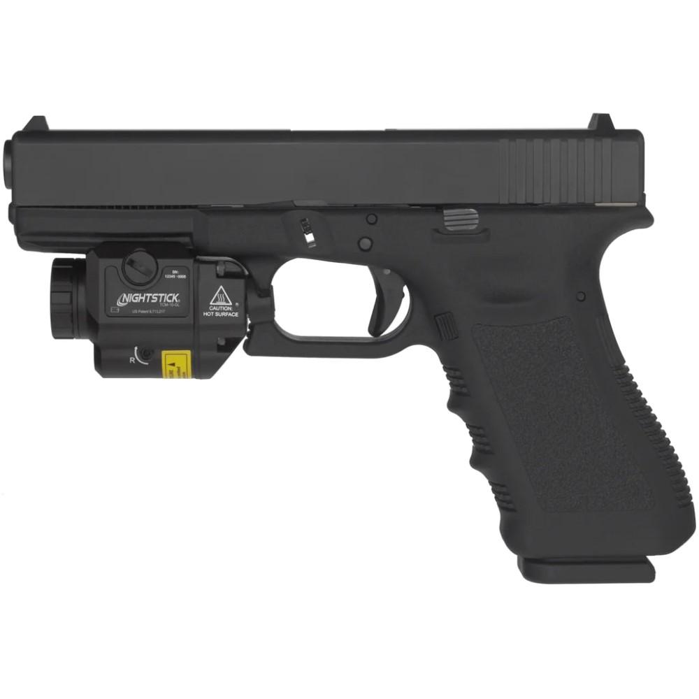 Nightstick Compact Handgun Light With Green Laser - Black - Image 4