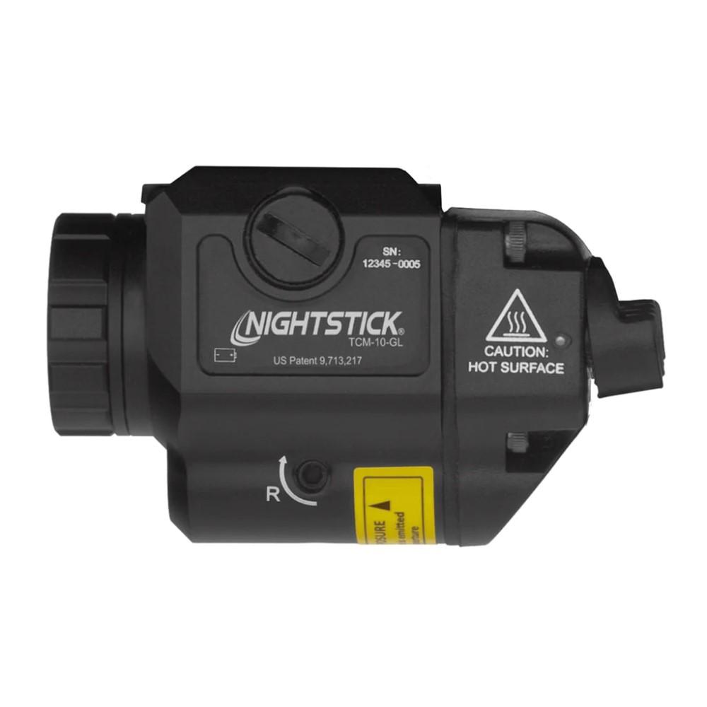 Nightstick Compact Handgun Light With Green Laser - Black - Image 5