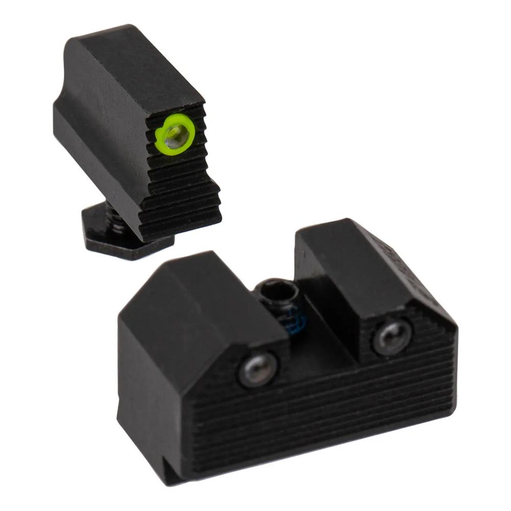 Night Fision Optics Ready Stealth Night Sight Set Yellow Front Black Rear