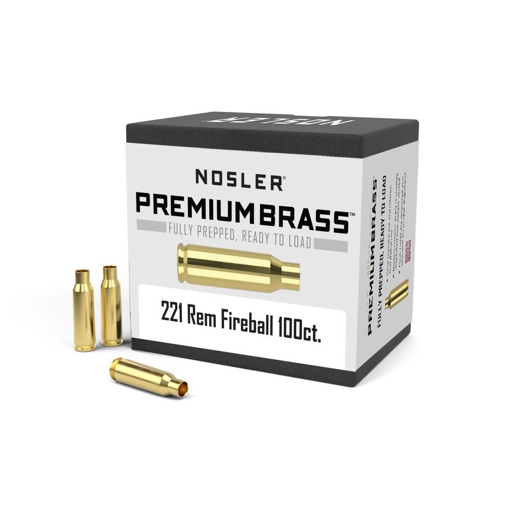 Nosler Brass 221 Rem Fireball 100 Count