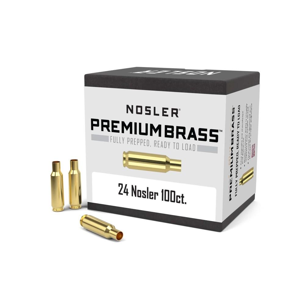 Nosler Custom Brass 24 Nosler 100 Ct.