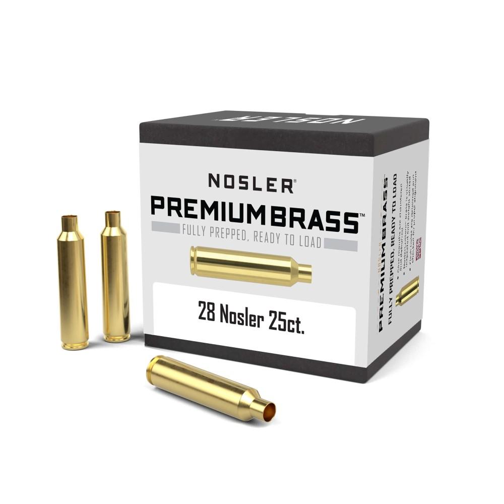 Nosler Custom Brass 28 Nosler 25/CT