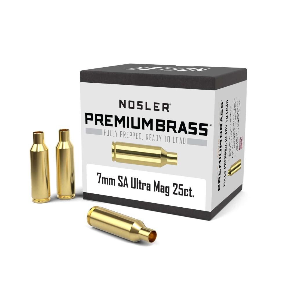 Nosler Brass 7MM Short Action Ultra Mag 25/CT