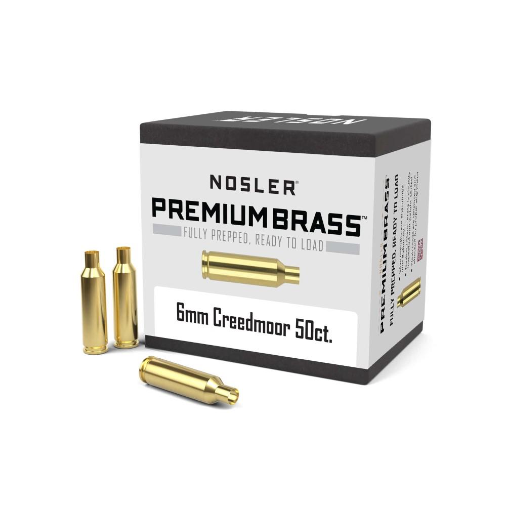 Nosler Custom Brass 6MM Creedmoor 50 Count