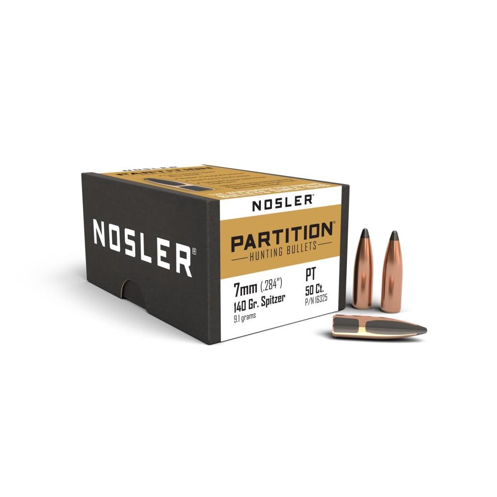 Nosler Bullets 7MM .284 140GR Partition 50CT