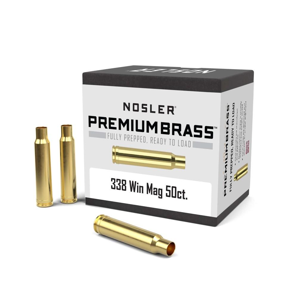 Nosler Brass .338 Win Mag 50/BX