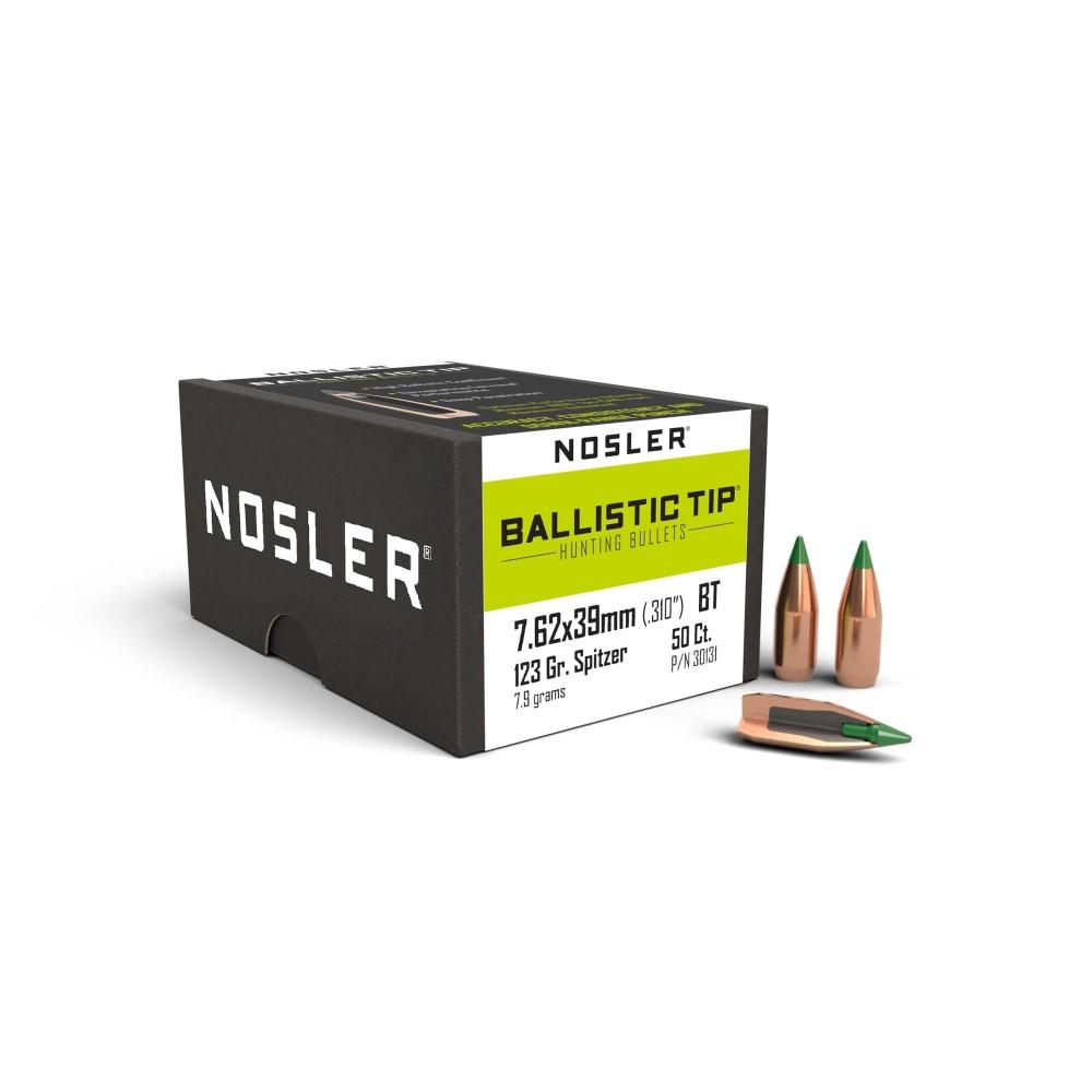 Nosler 7.62X39 123GR Ballistic Tip Hunting 50 Ct