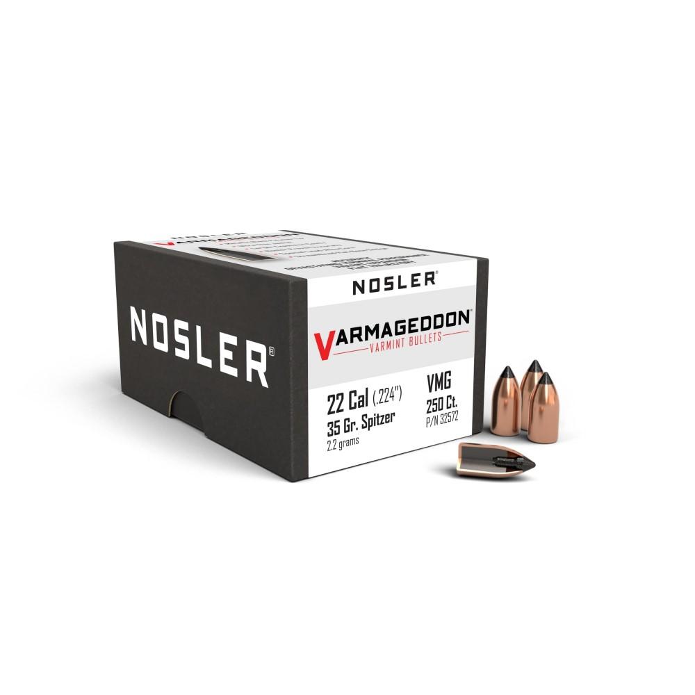 Nosler Bullets 22 Cal 35GR Varmageddon Tipped 250CT