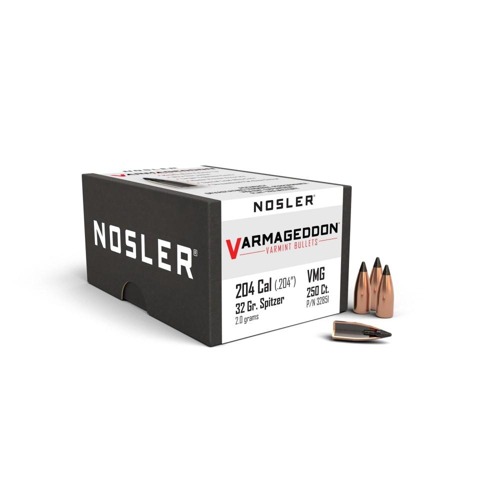 Nosler Varmageddon 20 Cal .204 32GR Tipped 250 Count