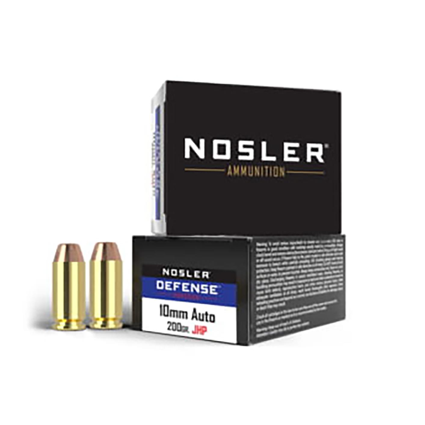 Nosler Defense 10MM 200GR B Jhp 20CT