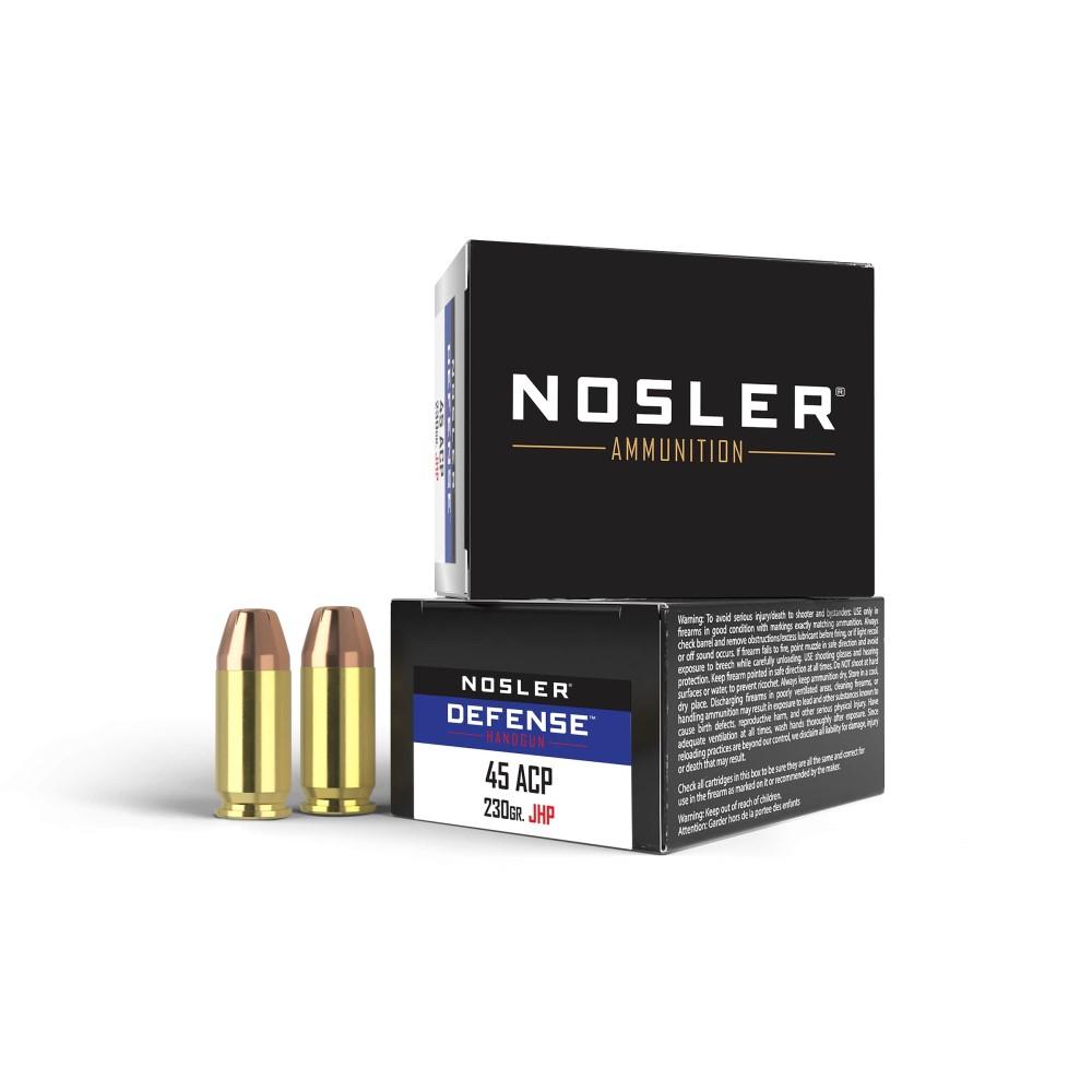 Nosler Defense 45ACP 230GR Bonded Jhp 20CT Ammo