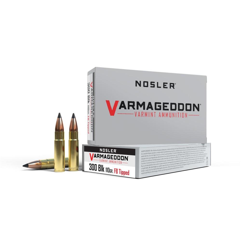 Nosler Varmageddon 300 Aac Blackout 110 Gr. 20 Rd.