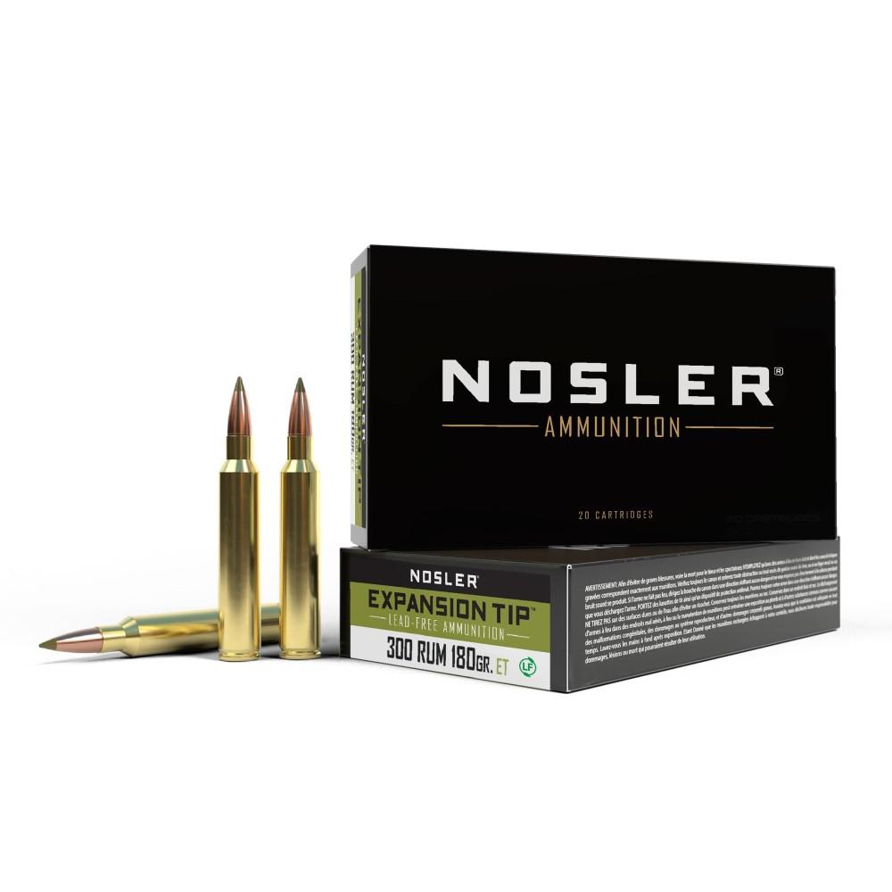 Nosler 300 Rum 180GR E-tip Ammunition 20 Ct.