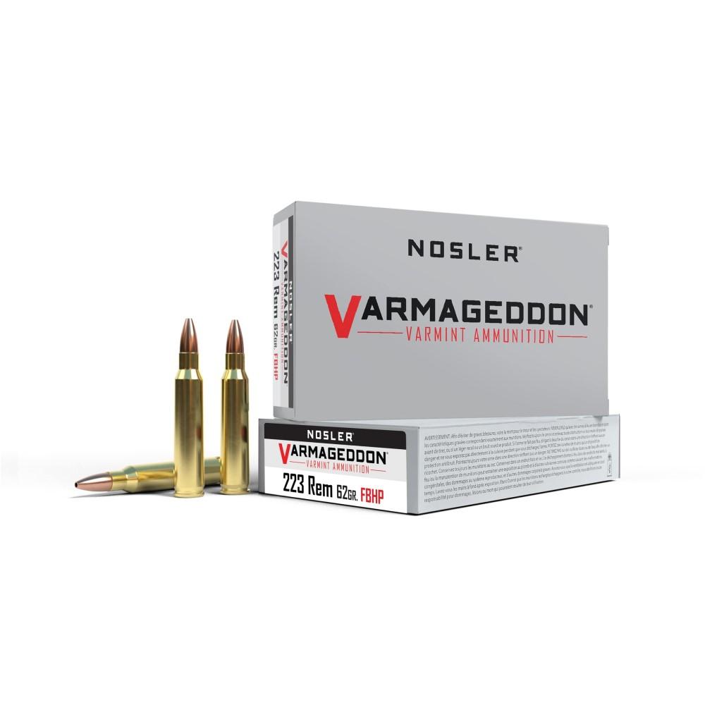 Nosler Varmageddon 223 Rem 62 Gr 20 Rd Ammo