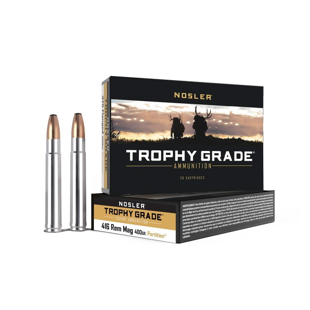 Nosler Safari 416 Rem Mag 400GR 20CT Ammo