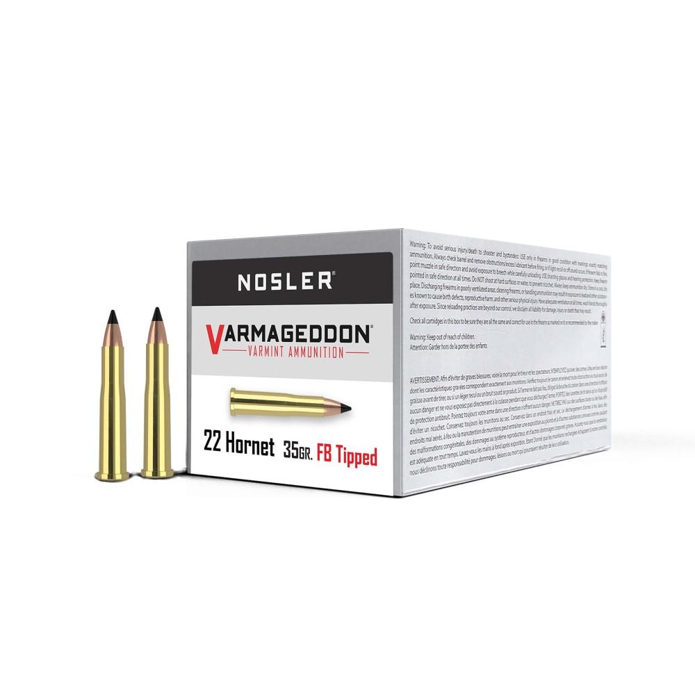 Nosler Varmageddon 22 Hornet 35GR 50RD Ammo