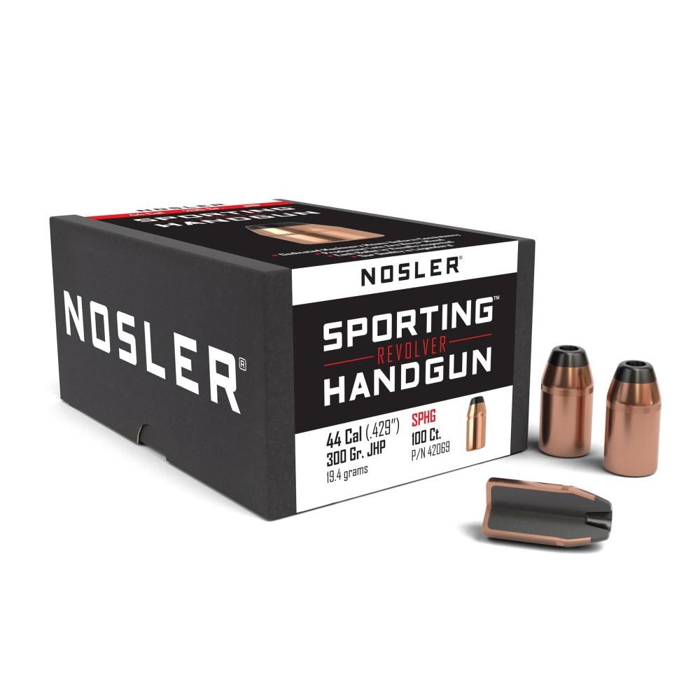 Nosler 44 Cal .429 300GR Jhp 100 Count