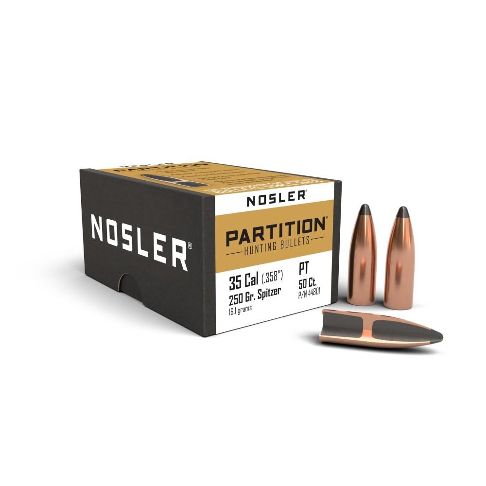 Nosler 35 Cal .358 250GR Partition Bullets 50CT