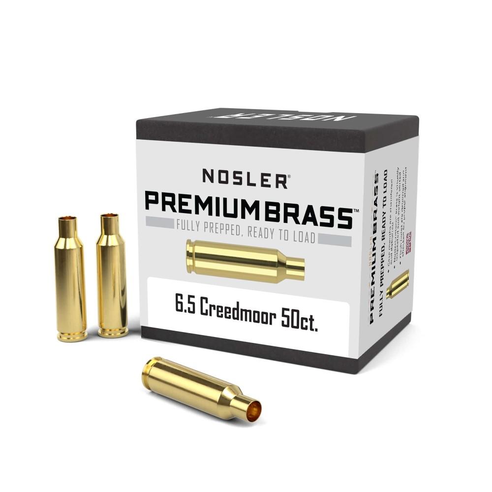 Nosler Custom Brass 6.5 Creedmoor 50/CT