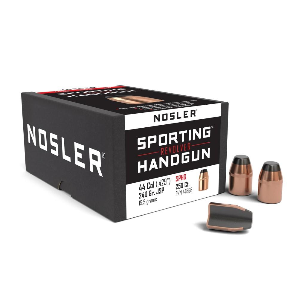 Nosler 44 Cal .429 240GR Jacketed Soft Point 250 Count