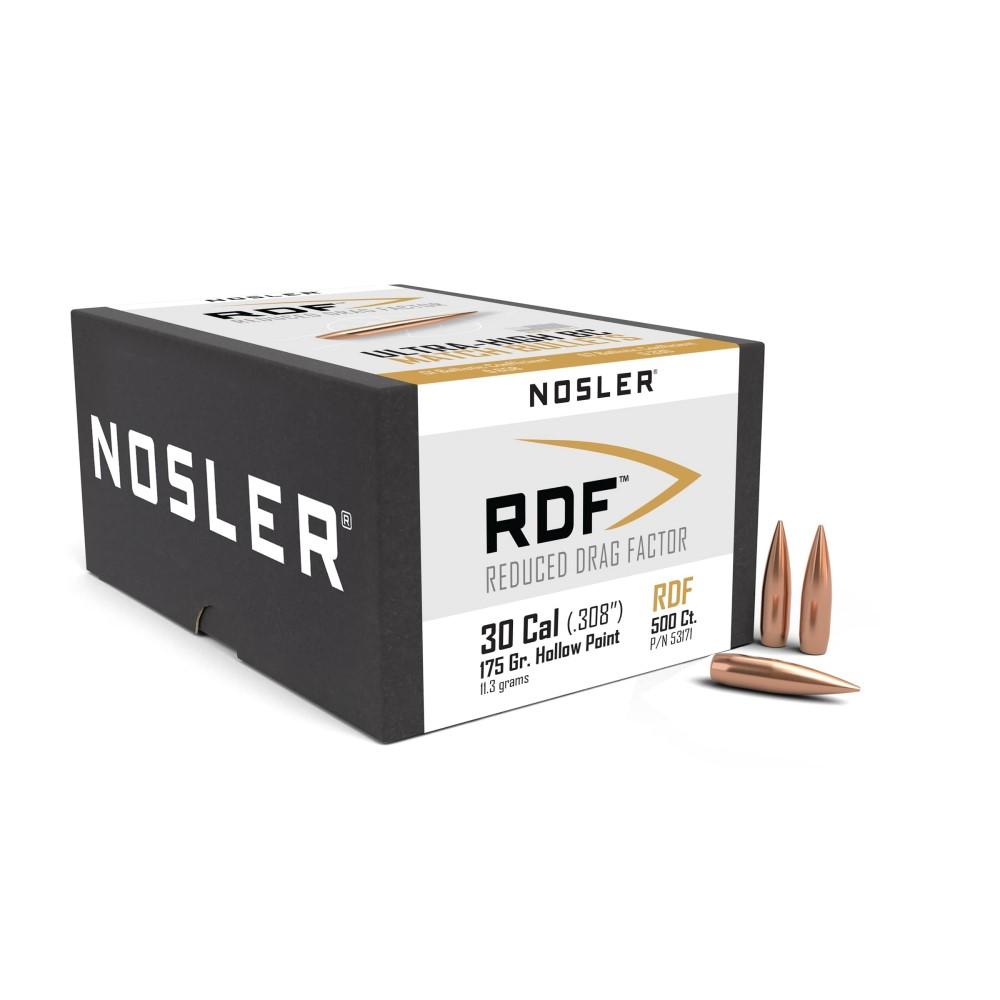Nosler Rdf 30 Cal 175 Grain Hpbt 500 Count Bullet