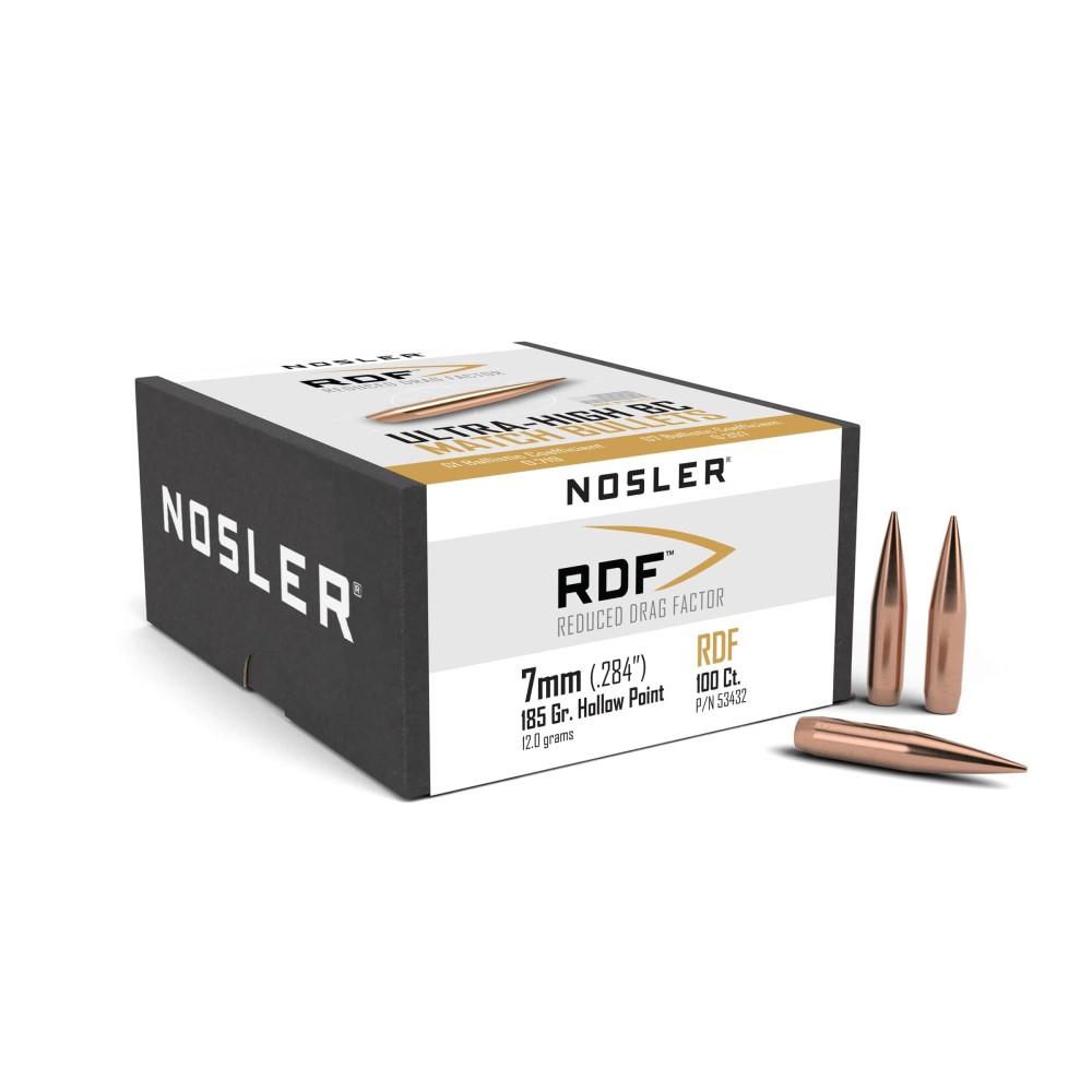 Nosler Rdf 7MM 185 Hpbt Match Bullet 100 Ct