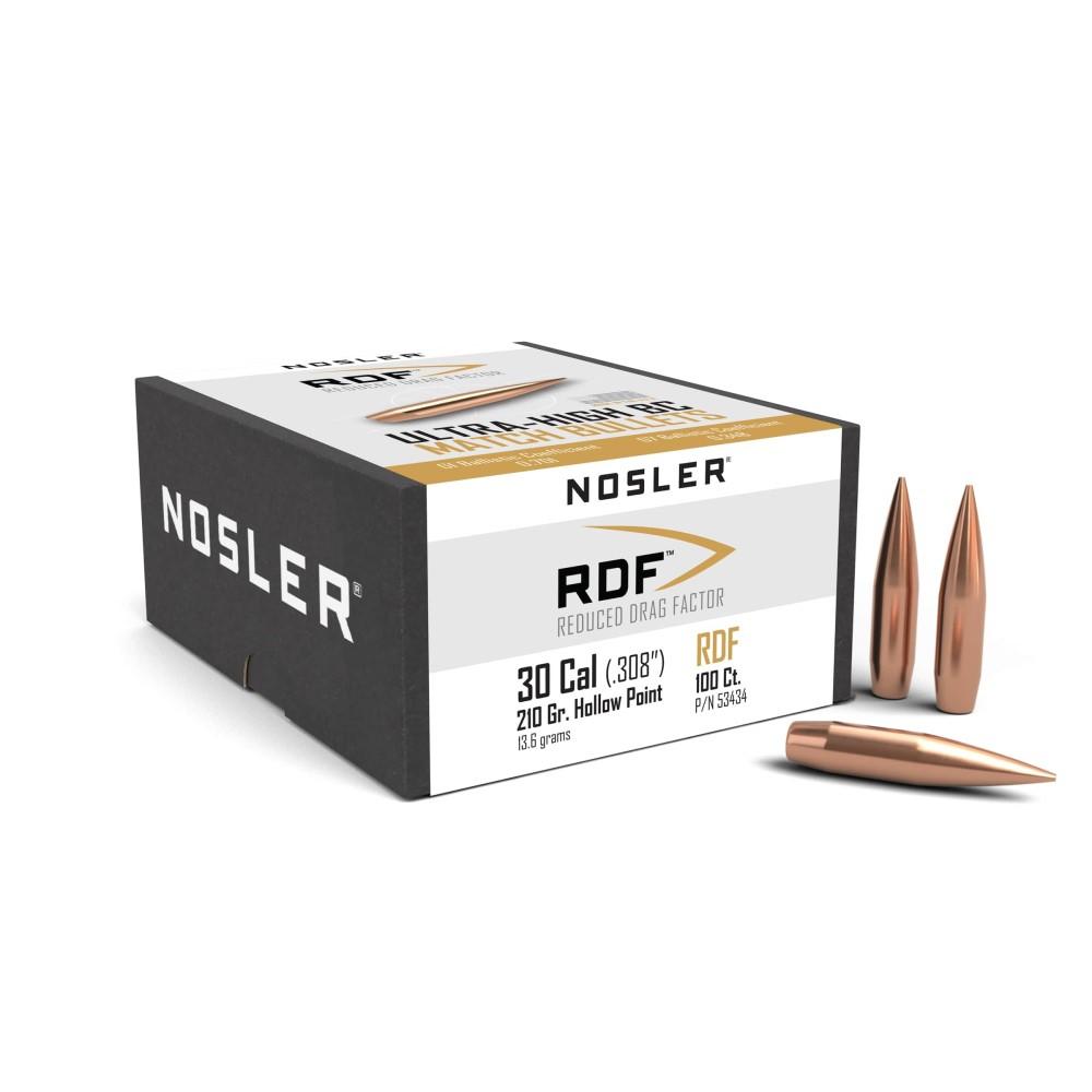 Nosler Rdf Match 30 Caliber 210 Grain Hpbt 100 Count