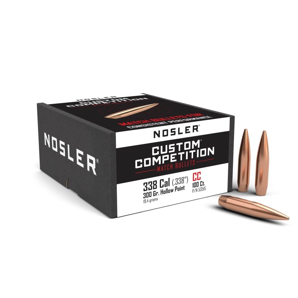 Nosler Custom Competition 338CAL 300GR 100C