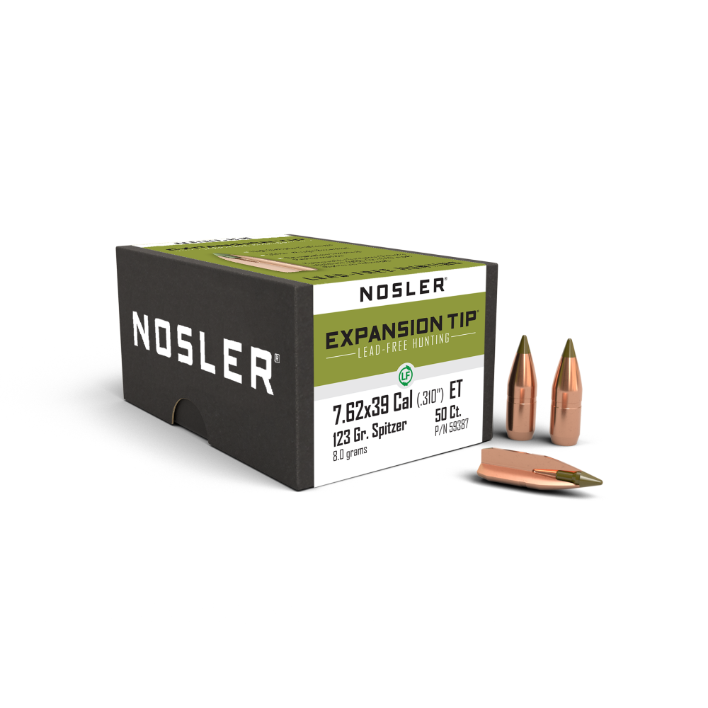 7.62X39 123GR E-tip Lead Free 50 Ct.