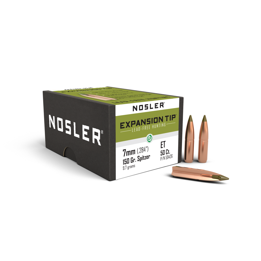 7MM .284 150GR Nosler E-tip Bullets 50BX
