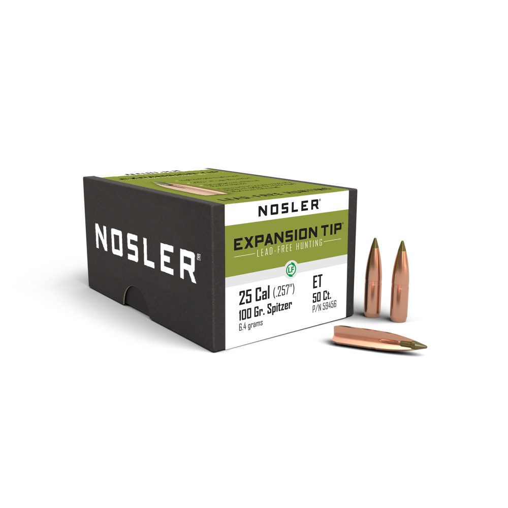 Nosler E-tip 25CAL 100GR Bullet 50CT