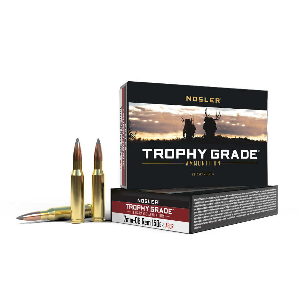 Nosler Trophy Grade 7MM-08 Rem 150GR Ablr 20 Ct. Ammunition