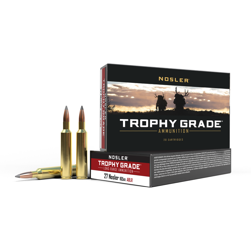 27 Nosler 165GR Ablr 20 Ct. Ammunition